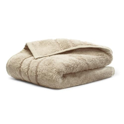 Cariloha Bamboo Viscose Hand Towels – 16x30 Plush Quick Dry Towels – Turkish Cotton & Bamboo Viscose Blend – Luxury Hotel Hand Towel – Odor Resistant – Stone