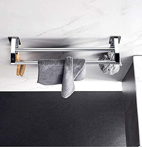 Towel Rack Handrail Grab Railshome Bathroom Safety Handicap Bar Wall Mounted Toilet Handrailswith Double Polebathroom Bars for Elderly D