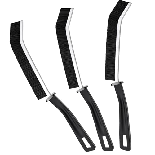Slim Gap Cleaning Brushes, 3 Piece Black Set