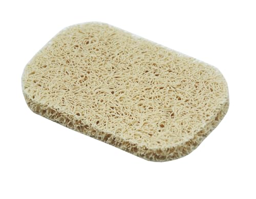 8 Pack Soap Saver Pads, Self Draining Soap Bars Holder Pads for Shower,Kitchen,Bathroom (Beige) - color: Beige