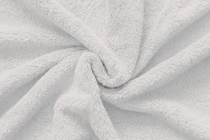 American Veteran Towel, 100% Cotton Turkish 6 Piece Towel Set, Luxury Towels Set of 6 for Bathroom Essentials, 2 Bath Towels 2 Hand Towels 2 Washcloths, Silver Grey - color: Silver Grey, size: XL 6PC