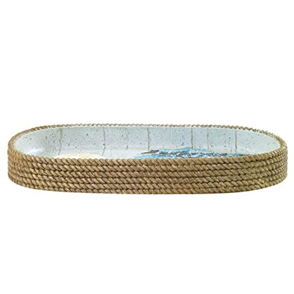 Avanti Linens - Vanity Tray, Guest Bathroom Essentials, Coastal Inspired Home Decor (Beachcomber Collection) - size: Vanity Tray