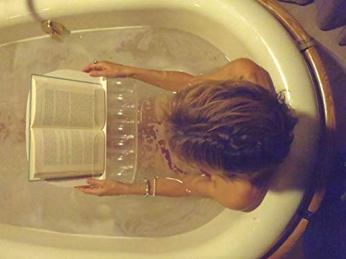 Floating Book/Tablet Caddy for Bath, Pool, and Hot Tub (Clear)