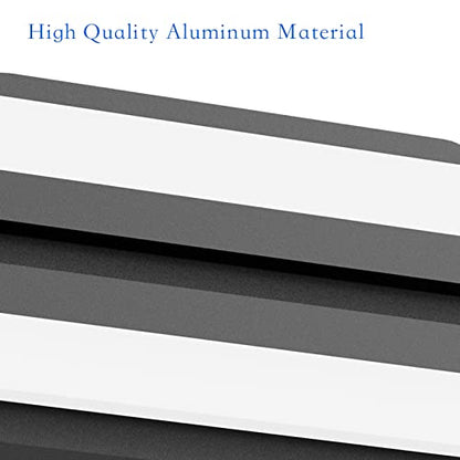 Ralbay Modern LED Black Vanity Light 24inch 24W Frosted Aluminum LED Matte Black Vanity Light for Bathroom Lighting Fixtures White Light 6000K - color: Black, size: 24 inch