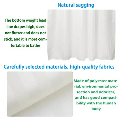 Small Stall Shower Curtain or Liner Fabric 31x71 Inch,Washable IPx4 Waterproof Hotel Quality, Narrow Shower Curtains with Hooks and Grommets,Mini Shower Liner/White … - color: White, size: 31"W x 71"L (Pack of 1)