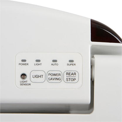 ALPHA BIDET JX2 Round Bidet Toilet Seat, White, Endless Warm Water, *NEW* Bowl Mist, LED Light, Quiet Operation, Wireless Remote, Stainless Steel Nozzle, Sittable Lid, 3 Year Warranty - color: White, size: Round