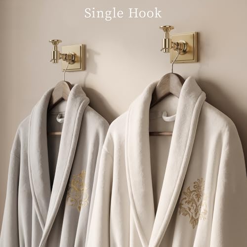 Champagne Bronze Bathroom Accessories Set, 5 Piece Bathroom Towel Holder Set, SUS304 Stainless Steel 24" Towel Bar, Towel Rack Set for Bathroom, Bathroom Hardware Set Wall Mounted - color: Champagne Bronze