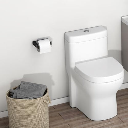 Angle Simple Toilet Paper Holder Matte Black, Bathroom Paper Roll Holder | SUS304 Stainless Steel Tissue Hanger Dispenser for Restroom, Screw Wall Mount - color: Matte Black