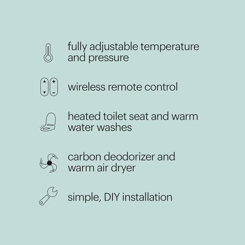 Brondell Swash SE600 Bidet Toilet Seat, Fits Round Toilets, White – Oscillating Stainless-Steel Nozzle, Warm Air Dryer, Ambient Nightlight - style: Round