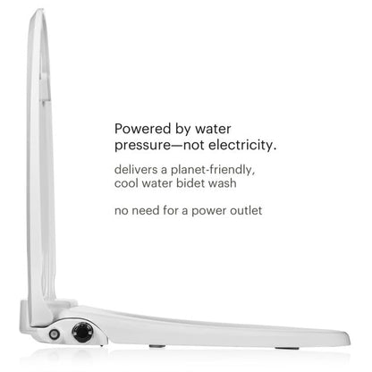 Brondell Non-electric Bidet Toilet Seat S101T-RW, Round