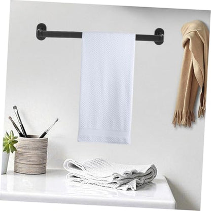 PRETYZOOM 1 Sets Heavy Duty No Drill Bath Towel Rack Adhesive Wall Mounted Grab Bar Storage for Bathroom and Kitchen Organization