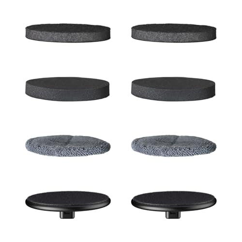 4 Pcs Replacement Pads for Fanttik Flip G9 Pro Electric Spin Scrubber, Suitable for Fanttik Flip G9 Pro Electric Scrubber Only, Brush Accessories for Bathroom, Shower, Kitchen Floor