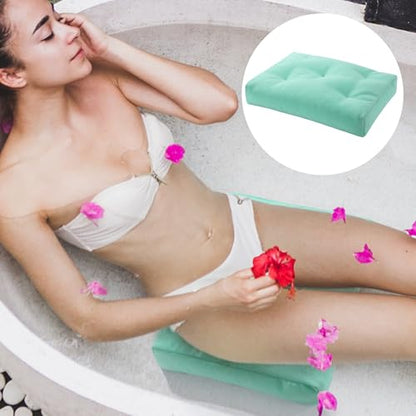 Bath Seat Pillow for Bathtub, Bathtub Seat Cushion For Tub with Non-Slip Suction Cups, Spa Pillow Shower Seat Cushion Bath Tub Cushion For Soaking Tub in Bathroom