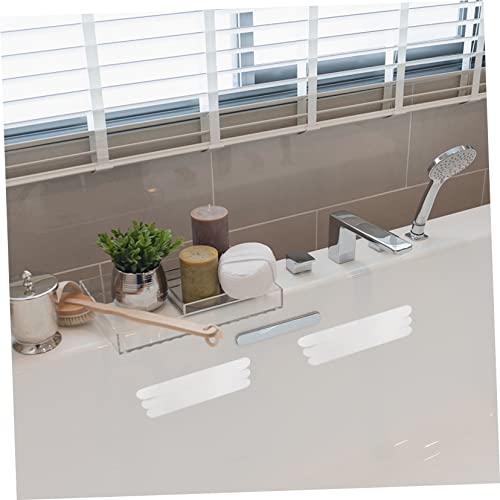Alipis 12pcs Self Adhesive Caulk Strip Non Slip Shower Stickers for Shower Tub Bathroom Safety Strips Adhesive Bath Treads Bathtub Stickers