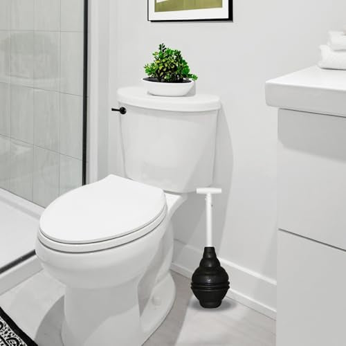 Korky Beehive Max and Mini Plunger Set - Powerful Clog Removal - Heavy Duty Toilet, Sink, and Drain Plungers