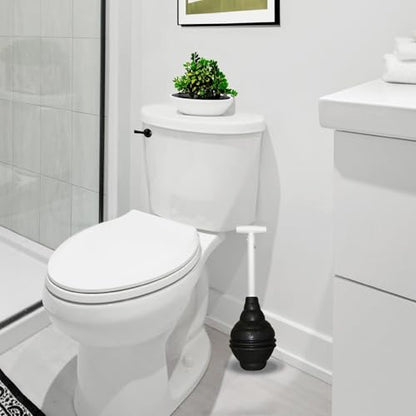 Korky Beehive Max and Mini Plunger Set - Powerful Clog Removal - Heavy Duty Toilet, Sink, and Drain Plungers