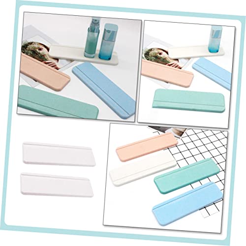 Healifty 2pcs Diatomite Absorbent Washbasin Mats Non Slip Water Absorbing Pads for Bathroom Cups Toothbrush Soap Holder Quick Drying Indoor Countertop Protection
