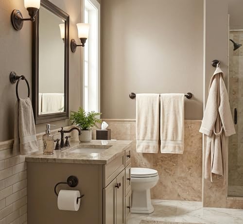 800 Series 4 Piece Oil Rubbed Bronze Bathroom Hardware Set - color: Oil Rubbed Bronze, style: 4 Piece Set