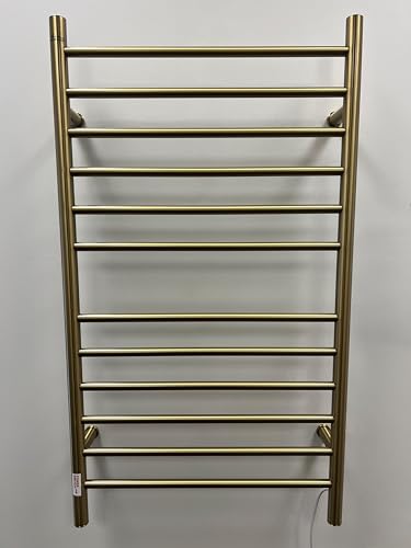 Amba Radiant Large Hardwired Plug-in Towel Warmer RWHL-SBB, Brushed Bronze - color: Brushed Bronze