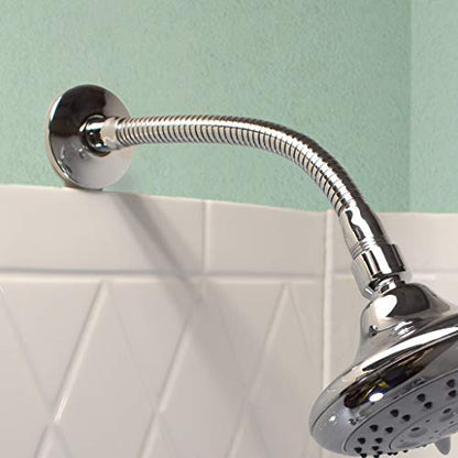 Plumb Pak Keeney K780CP Stylewise 11.5" Flexible Memory Flange Finish Shower Arm, Polished Chrome