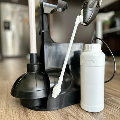 Schoon: Plunger with self-cleaning mechanism. Disinfect your plunger and your bathroom.