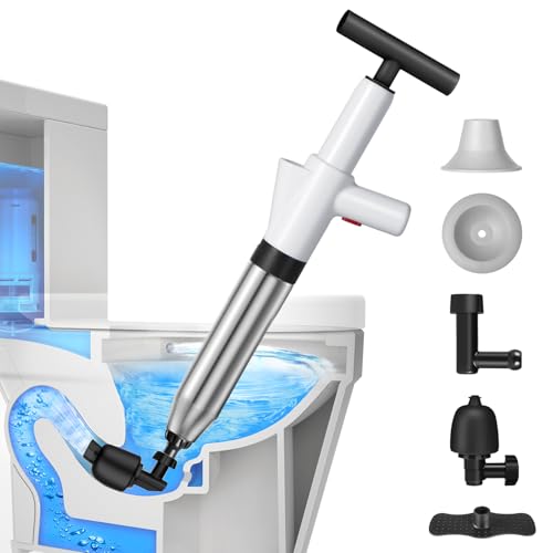 TheElves Toilet Plunger Heavy Duty High Pressure Clog Remover