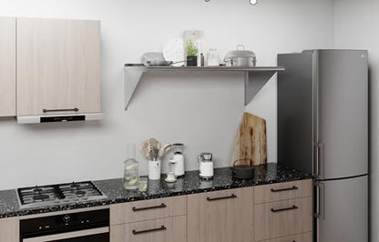 AmGood 24 in. x 48 in. Stainless Steel Wall Shelf | NSF | Metal Shelving | Garage, Laundry, Storage, Utility Room | Restaurant, Commercial Kitchen - size: 24 in. x 48 in.