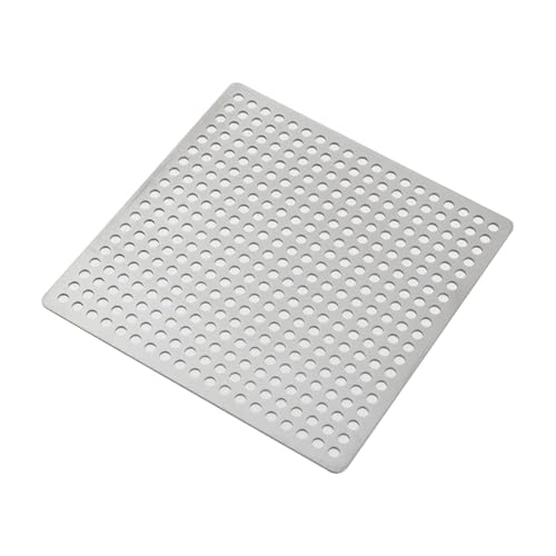 MY MIRONEY Stainless Steel Shower Drain Cover Replacement | Square Floor Drain Cover for Bathroom Floor, 3-6/7 Inch
