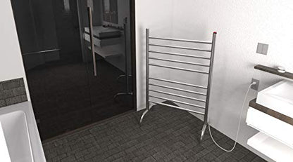 Amba SAFSP-24 Solo 24" Freestanding 10 Bar Towel Warmer in Polished
