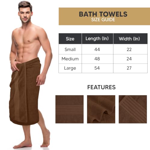 Utopia Towels Luxurious Bath Towels Set, 27x54 in, 4 Pack, Soft, Dark Brown | Soft Luxurious Ring Spun Cotton Bath Towels - Lightweight, Highly Absorbent, Quick-Drying, Ideal for Daily Use - color: Dark Brown