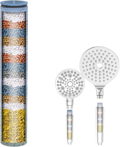MakeFit Shower Head Filter Replacement Cartridge for SSJ781/DSSJ781/ DSSJ781-01/DSS1581 MakeFit Filtered Handheld Shower Head (1-PACK) - style: 1-PACK
