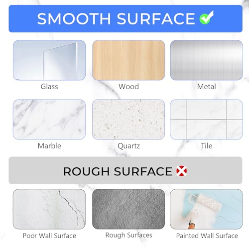Shower Caddy Adhesive Replacement Hooks, Heavy Duty Waterproof Strips, No Drilling for Bathroom Shelves, Kitchen Racks, and Soap Holders (Transparent-6 Pack 1&3 Hook) - color: Transparent-6 Pack 1&3 Hook