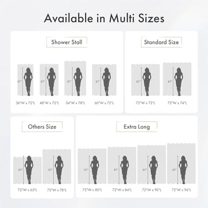 White Shower Curtain Liner 72x74 Inches, Fabric Shower Liner Cloth with Weighted Stones, Washable Shower Curtain and Liner 2-in-1, 120G Heavy Duty, 12 Grommet Holes - color: White, size: 72"W x 74"L (Pack of 1)