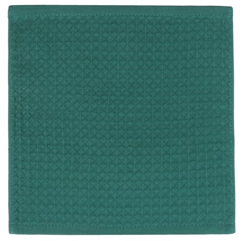 Washcloths Cotton Dish Cloths, 8 Pack,12”x12”,Green Dish Rags | Soft Kitchen Washcloths Wash Rags, Double Deck Small Hand Towels For Kitchen, Absorbent Dish Cloths For Washing Dishes - color: Green