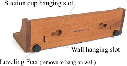 AquaTeak The Original Moa Straight Teak Shower Shelf | Durable, Water-Resistant Teak Construction, Indoor & Outdoor Use