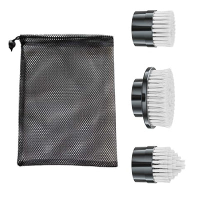 3 Pcs of Brush Heads,Replacement Brush Heads Set for Electric Spin Scrubber, Cordless Power Shower Scrubber, Cleaning Brush for Bathroom Tile Sink Floor Cleaning.