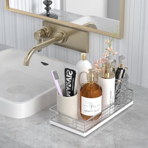 Toilet Paper Basket 2 Pack, 13 Inch Toilet Tank Basket with Handles, White | 2PCS Bathroom Basket, Back of Toilet Basket, Toilet Tank Tray Toilet Organizer for Toilet Paper Storage Toiletries Essentials - color: White