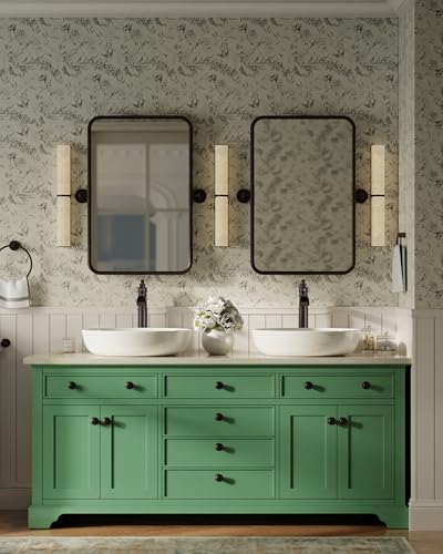 Waterfall Vessel Sink Faucet Brass Single Handle 1 Hole | Bathroom Sink Faucet with Pop Up Drain Without Overflow Oil Rubbed Bronze Tall Bathroom Faucets Homevacious - color: Oil Rubbed Bronze