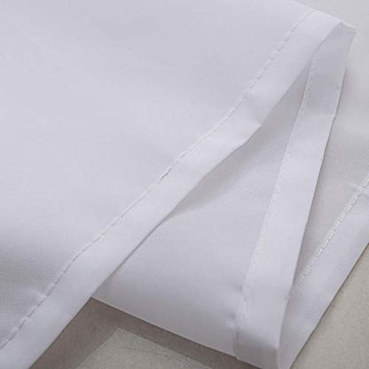 Waterproof Fabric Shower Curtain or Liner Machine Washable & Breathable White72x84inch (Standard Size) 1 Panel - color: White 1pc