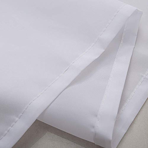 Waterproof Fabric Shower Curtain or Liner Machine Washable & Breathable White72x78inch (Standard Size) 1 Panel