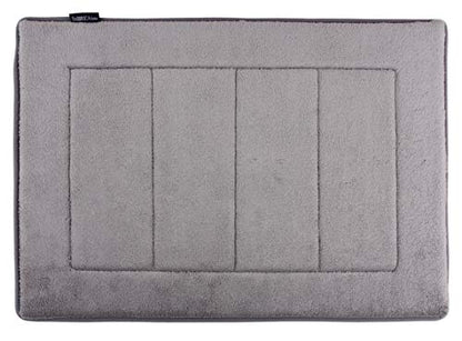 Ultra-Soft Extra-Thick Memory Foam Bath Mat (17 in x 24 in, Grey) - color: Grey, size: 1'5" x 2' (Runner)