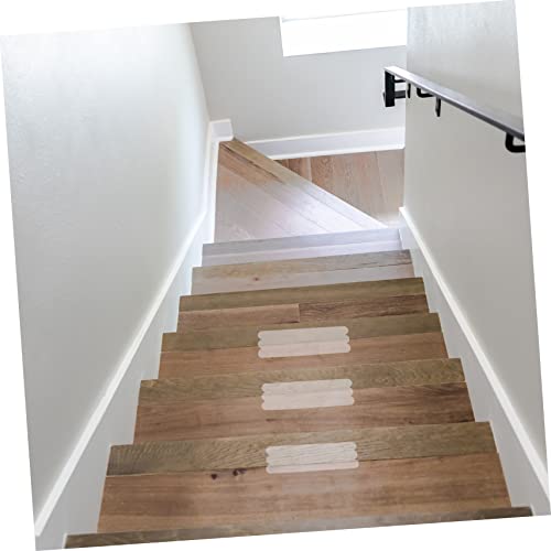 SOLUSTRE 36pcs Slip Tape for Bathroom Safety White Shower Stickers Non Skid Strips Bathtub Stickers Adhesive Bath Treads - size: 38X2cm