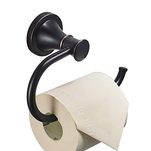 Toilet Paper Holder Wall Mount Bathroom Roll Holder Oil Rubber Bronze | Pivoting Tissue Roll Holder, High Quality Stainless Steel Hand Towel Ring Rustproof, Bathroom Accessories,Toilet Storage - color: Oil Rubbed Bronze