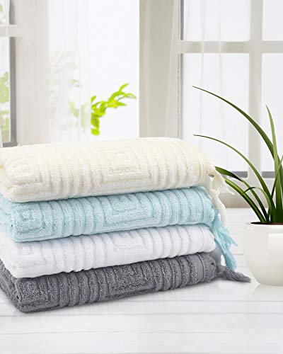 East'N Blue Troya Premium Rayon Derived from Bamboo Bath Towel (Cielo) - color: Cielo