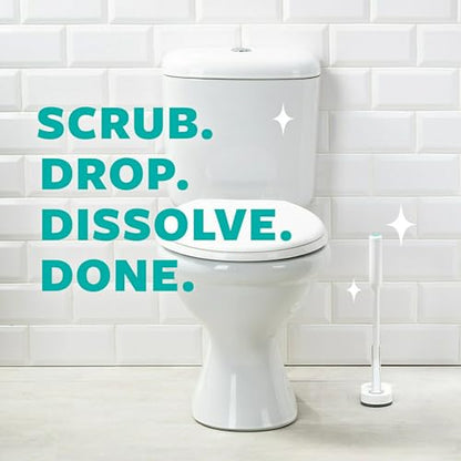 Scotch-Brite Scrub & Drop Toilet Cleaning System Refills, Dissolvable Toilet Bowl Cleaner Scrub Pad Tablets, 6 Disposable Refills - size: 1 Count (Pack of 6), style: 6 Dissolvable Tablet Refills