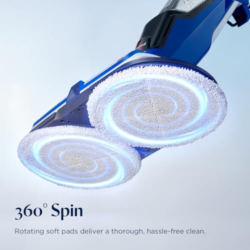 BISSELL SpinWave Hard Floor Expert Corded Spin Mop Cleaner, 20393 | Powerful electric spin mop; washable reusable pads; corded for consistent power on hard floors - style: SpinWave Corded