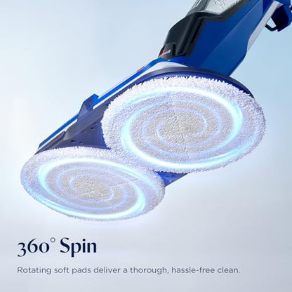 BISSELL SpinWave Hard Floor Expert Corded Spin Mop Cleaner, 20393 | Powerful electric spin mop; washable reusable pads; corded for consistent power on hard floors - style: SpinWave Corded