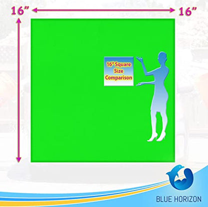 Blue Horizon Microfiber Cleaning Towels, Pack of 24, Ultra Soft Plush Washcloth, All Purpose Premium Microfiber Detailing Cleaning Cloths Reusable Shop Towels (16" x 16", Green) - color: Green