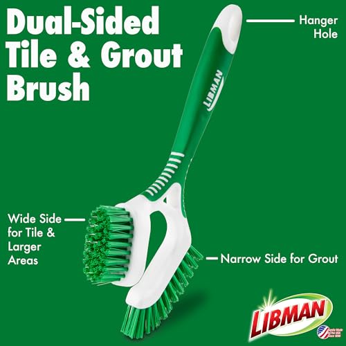 Libman Heavy Duty Scrub Brush Kit for Tub, Tile & Grout, 3 Brush Styles | Heavy-duty household scrub brush kit for tub, tile, and grout; 3 brushes included. - style: Heavy Duty Scrub Brush Kit