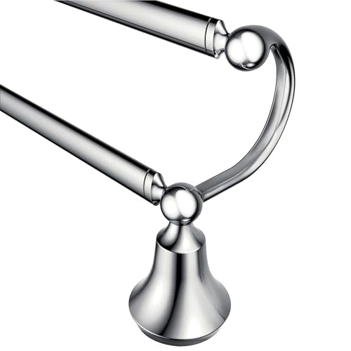 Moen YB5222CH Wynford 24-Inch Double Towel Bar, Chrome - color: Chrome, size: 24 inches, style: Double Towel Bar